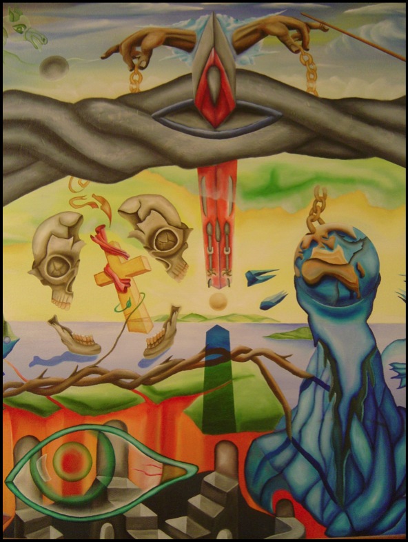 Christ's Pineal Gland Releasing Melatonin (detail 3)